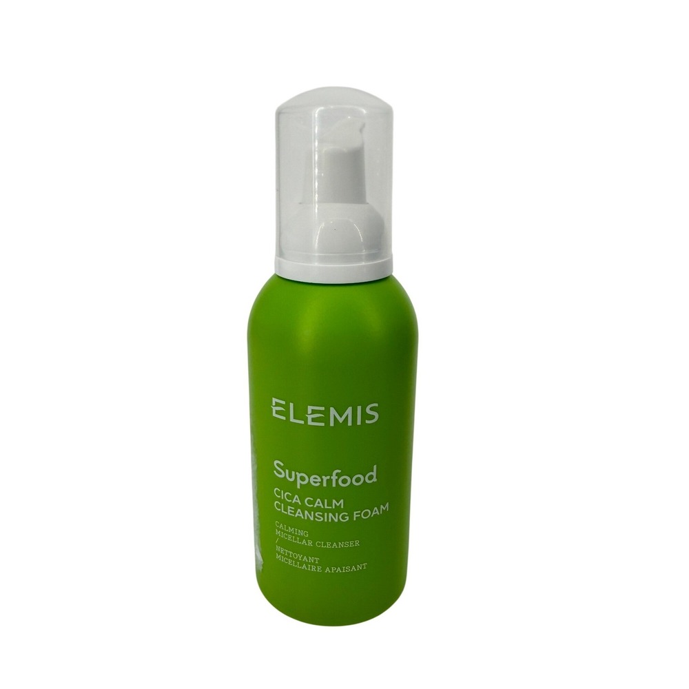 NEW Elemis Superfood Cica Calm Cleansing Foam 180ml Calming Micellar Cleanser